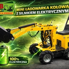 Elektryczna E Ładowarka E Koparka NOWE 2026 | Prosto od Producenta JSB MINI