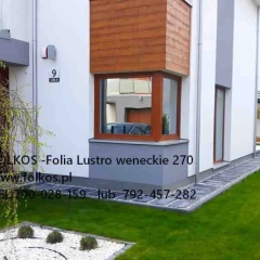 Folia lustro weneckie Warszawa - Folie weneckie na drzwi i okna -Folie z usługą oklejania szyb TEL.790-028-159
