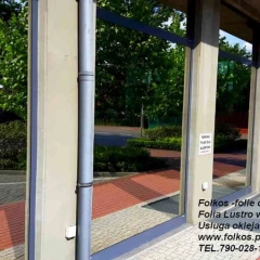 Folia lustro weneckie Warszawa - Folie weneckie na drzwi i okna -Folie z usługą oklejania szyb TEL.790-028-159