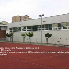 Folie przeciwsłoneczne zewnetrzne na okna Warszawa TEL. 531-005-526 Folie z filtrem UV i IR- przyciemnianie szyb Warszawa Folkos folie przeciwsłonecze