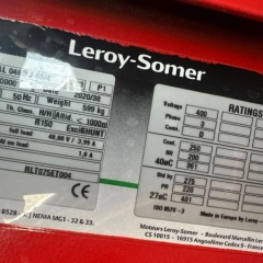 Używany agregat prądotwórczy 250 kVA Scania / Leroy Somer w obudowie wyciszonej – 2020 rok