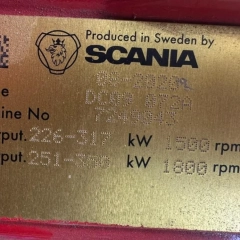 Używany agregat prądotwórczy 250 kVA Scania / Leroy Somer w obudowie wyciszonej – 2020 rok
