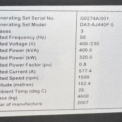 Używany agregat prądotwórczy 400 kVA Scania / Stamford