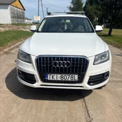 Audi Q5 2017 r .2.0 TFSI, piekny, biała skóra,klima,4x4 ,suv ,110tys km,panorama